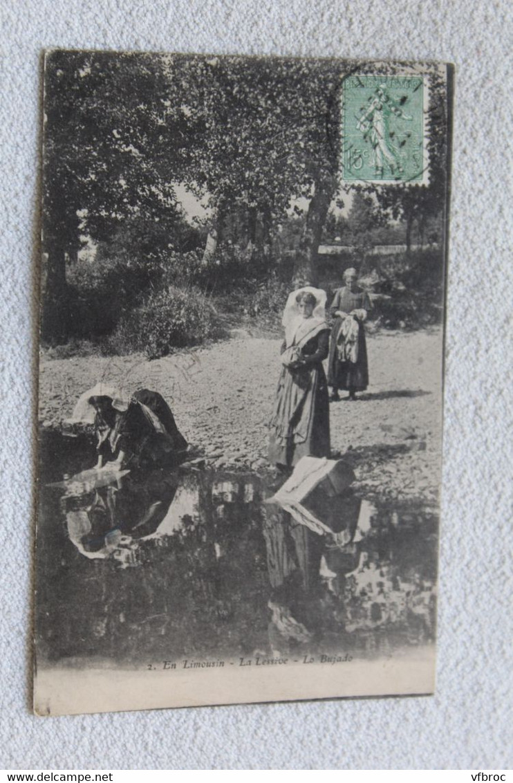 en Limousin, la lessive, lo Bujado, Haute Vienne 87