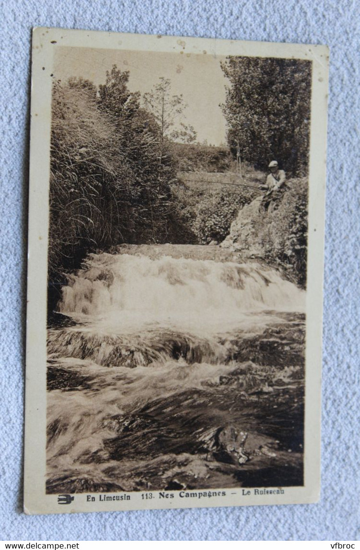 en Limousin, nos campagnes, le ruisseau, pêche, Haute Vienne 87