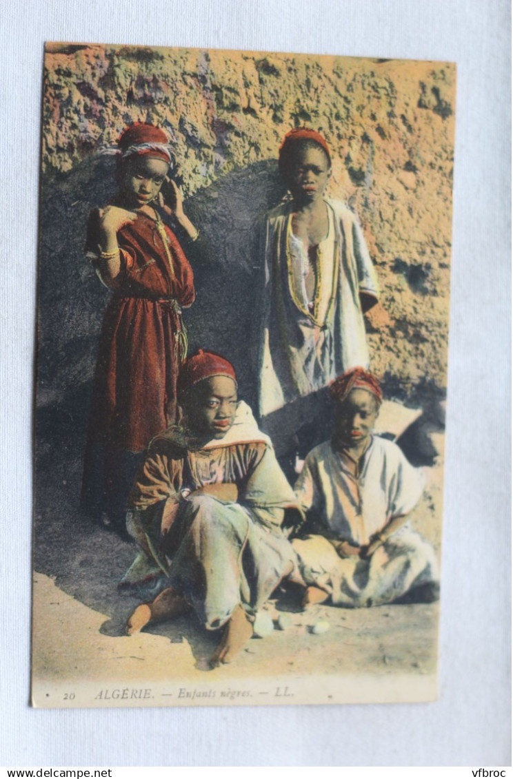 enfants nègres, Algérie