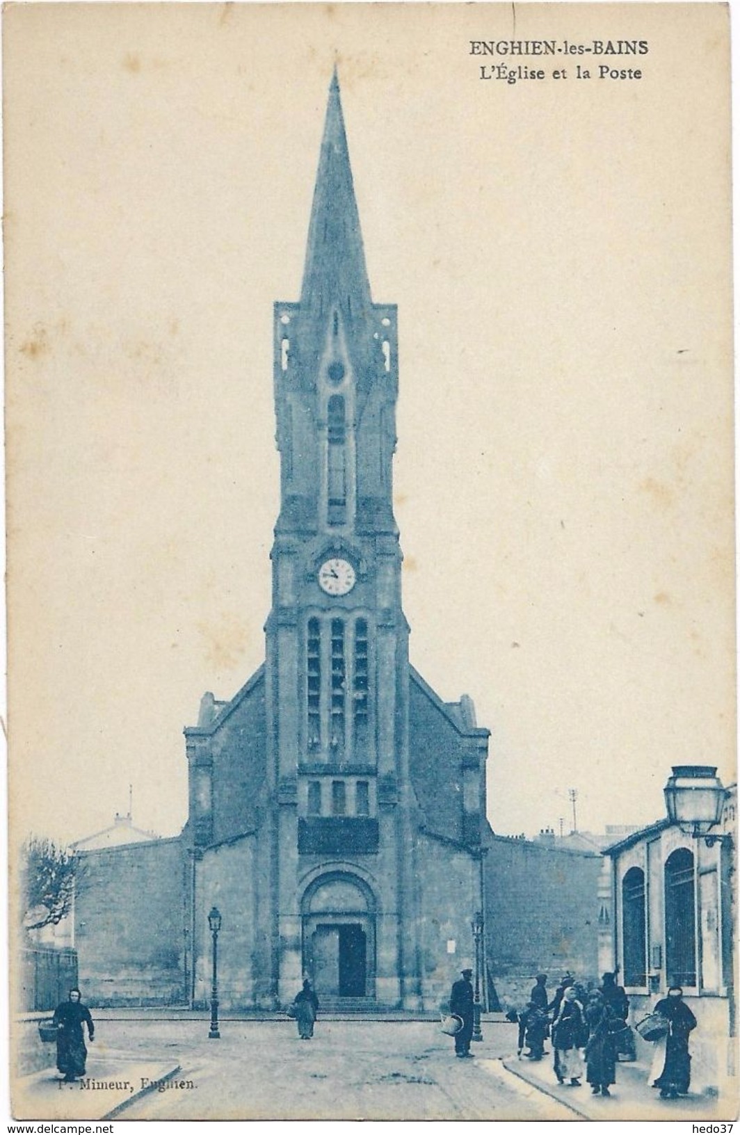 Enghien-les-Bains - L'Eglise et la Poste