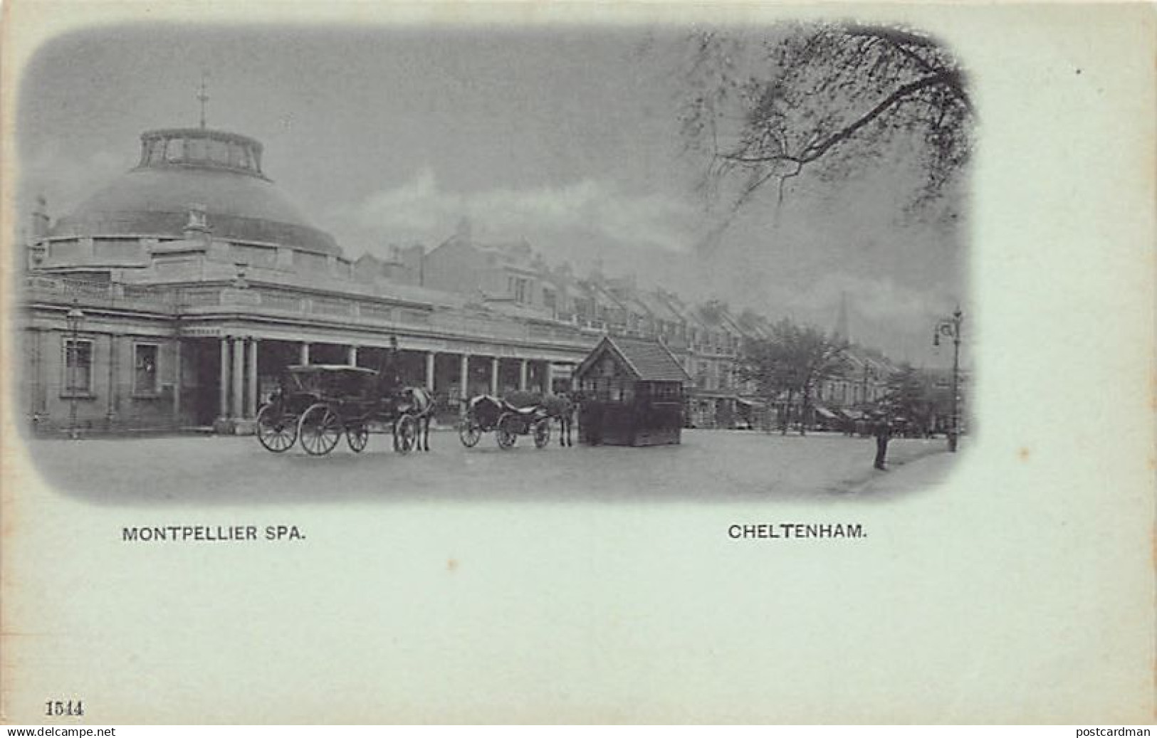 England - CHELTENHAM - Montpelier Spa by night - FORERUNNER POSTCARD