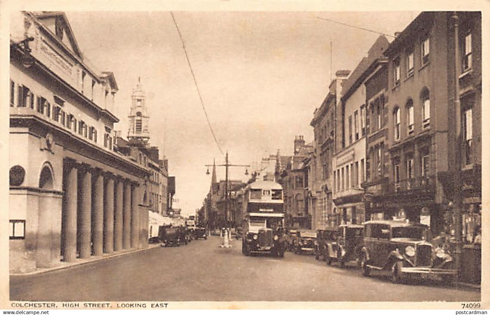 England - COLCHESTER High Street looking east