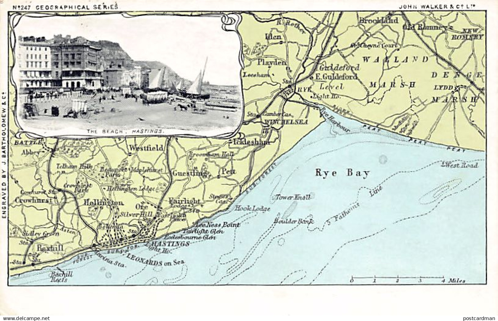 England - HASTINGS MAP + Publication