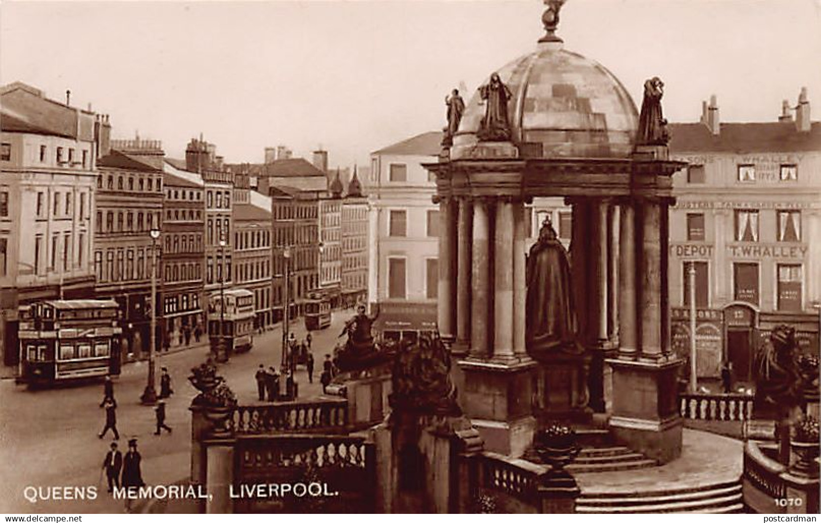 England - LIVERPOOL - Queens Memorial - Tram