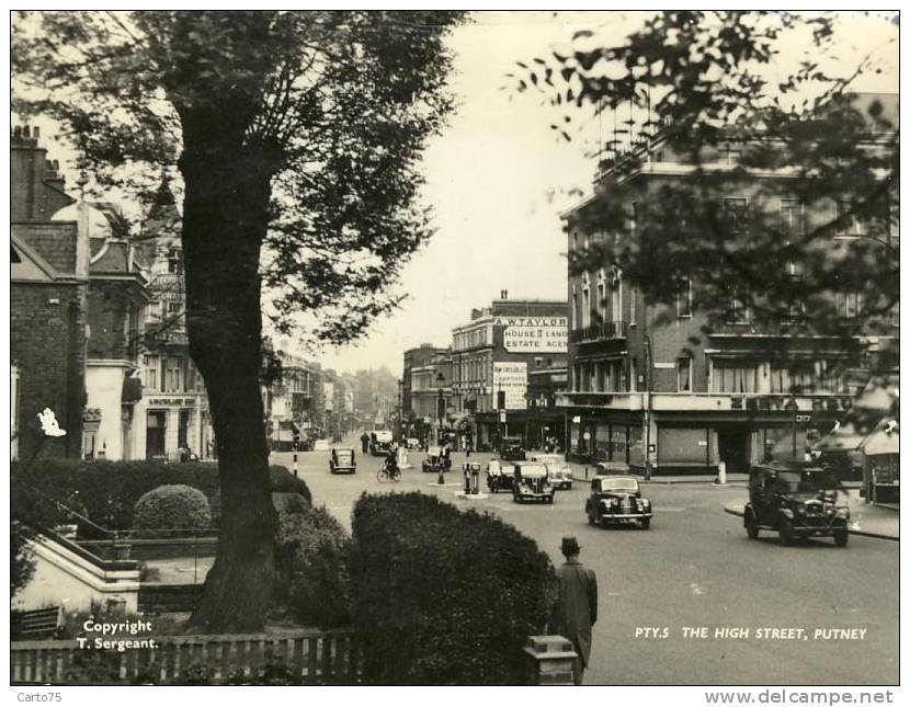 ENGLAND - LONDON - PUTNEY - The High Street - Automobiles