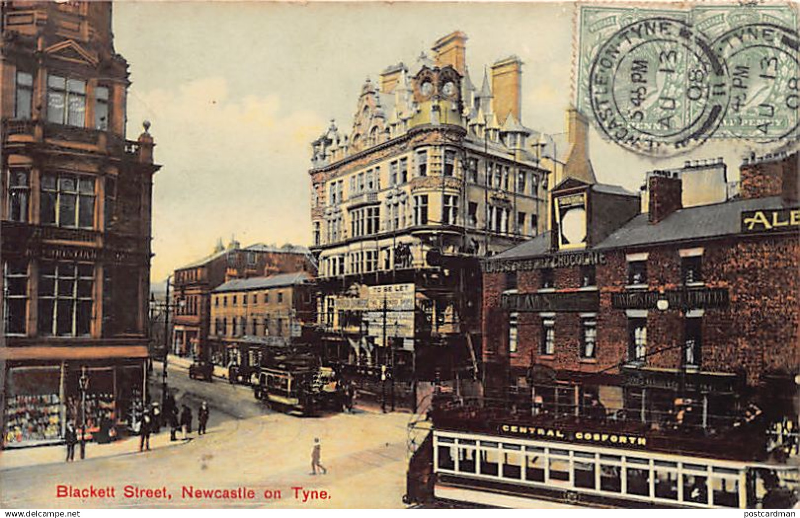 England - NEWCASTLE UPON TYNE - Blackett Street - Tram