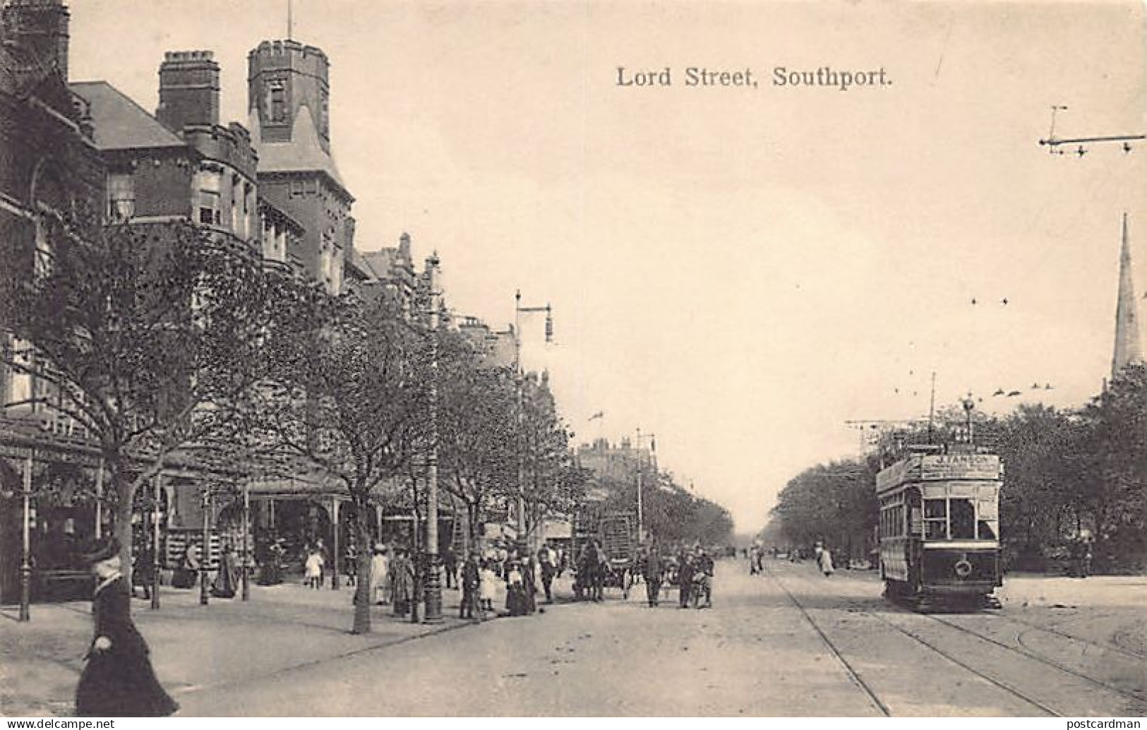 England - SOUTHPORT - Lord Street - Tram 3