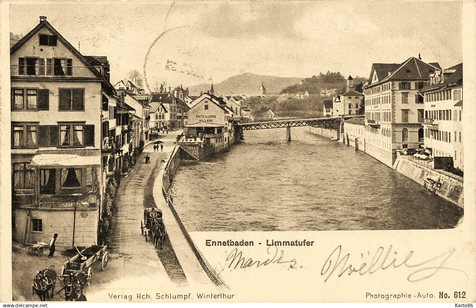 ennetbaden , argovie * 1903 * limmatufer * suisse schweiz