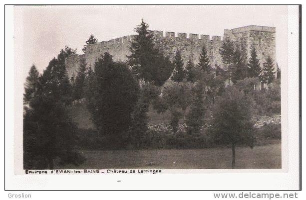 ENVIRONS D'AIX LES BAINS CHATEAU DE LARRINGES