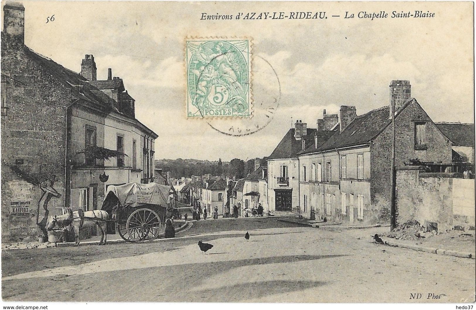 Environs d'Azay-le-Rideau - La Chapelle Saint-Blaise