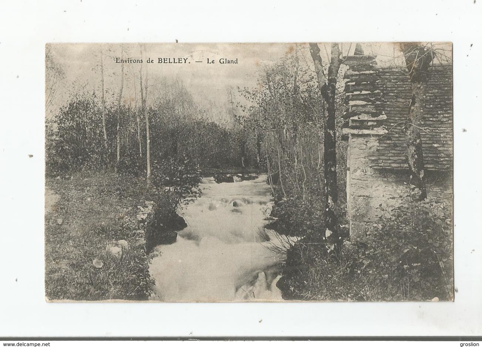 ENVIRONS DE BELLEY LE GLAND 1905