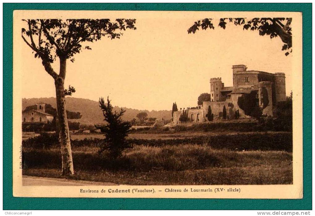 Environs de Cadenet - Château de Lourmarin ( N 1070 )