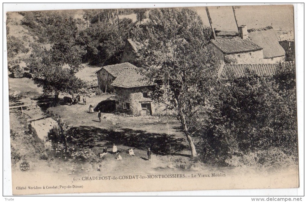 ENVIRONS DE CONDAT-LES-MONTBOISSIERS HAMEAU DE CHADEBOST-DE-CONDAT-LES-MONTBOISSIERS LE VIEUX MOULIN ANIMEE RARE