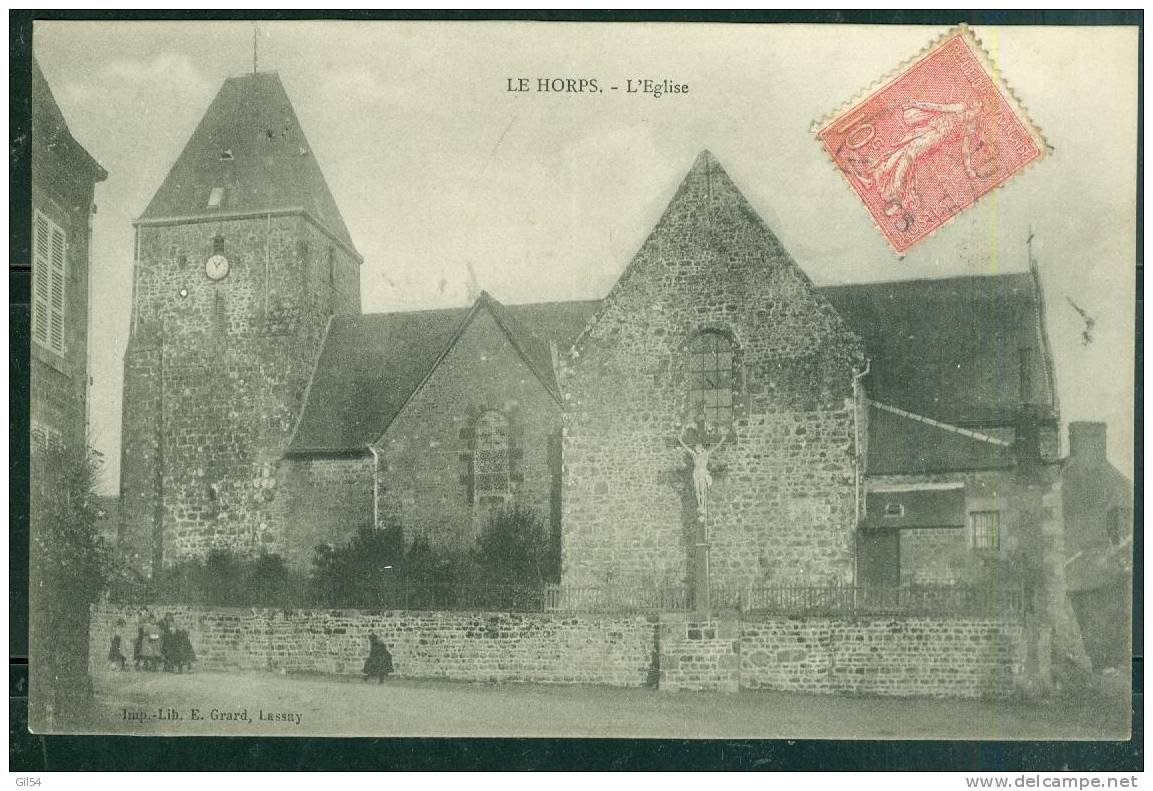 Environs de LASSAY - le Horps, l'Eglise  - ta95