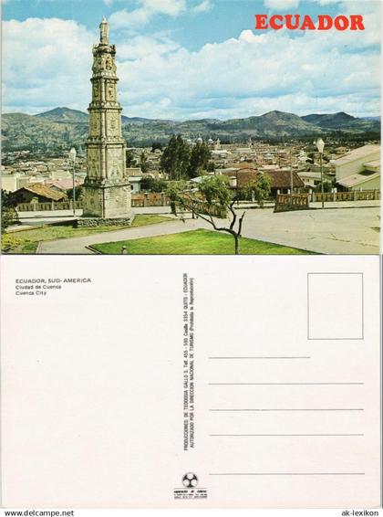 Postcard Cuenca Cuenca City Ciudad ECUADOR, SUD-AMERICA 1970