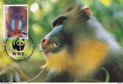 1991 - MALABO GUINEE EQUATORIALE - Republica de GUINEA ECUATORIAL - Mandrill