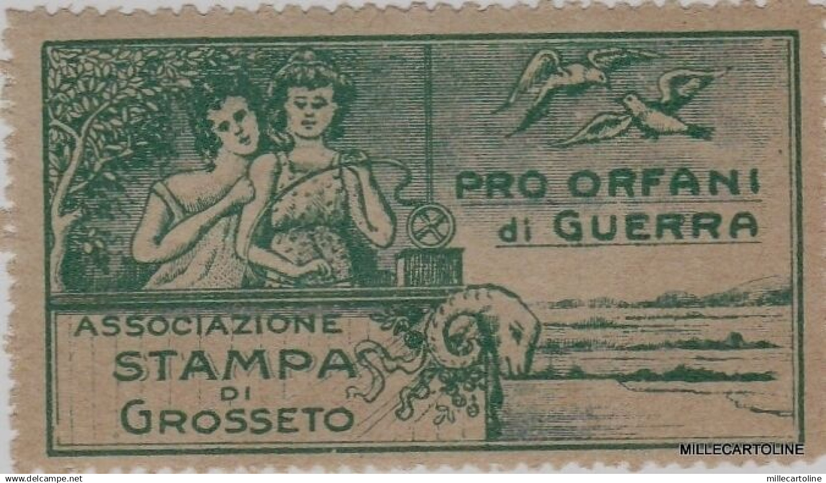 # ERINNOFILO - GROSSETO - PRO ORFANI DI GUERRA - ASSOCIAZ. STAMPA GROSSETO