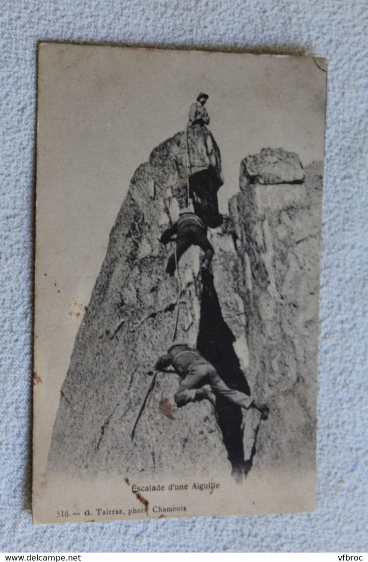 Escalade d'une aiguille, Haute Savoie 74