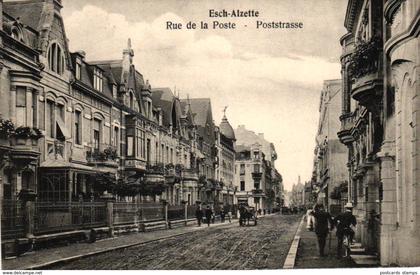 Luxembourg, Esch-Alzette, Rue de la Poste, Poststrasse, um 1910/20