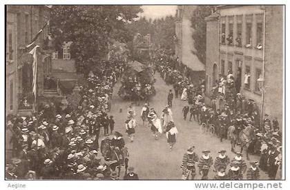 LUXEMBOURG -REF NO 132- esch -alzette-aout 1910- historisch allegorischer festzug - bon etat