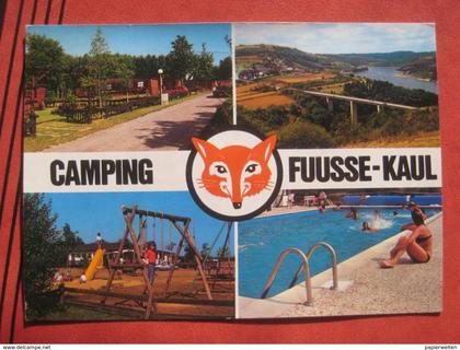 Esch-sur-Sûre / Esch-Sauer Heiderscheid - Mehrbildkarte "Camping Fuusse-Kaul"