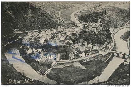 ESCH SUR SURE VUE AERIENNE 1923