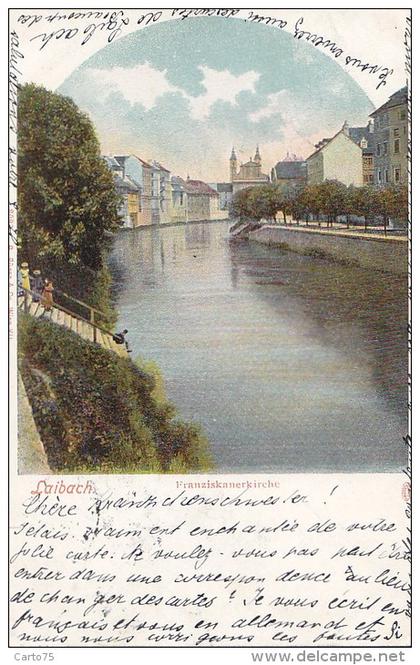 Slovénie - Laibach / Ljubljana / Franziskanerkirche / Précurseur Postmarked  1904