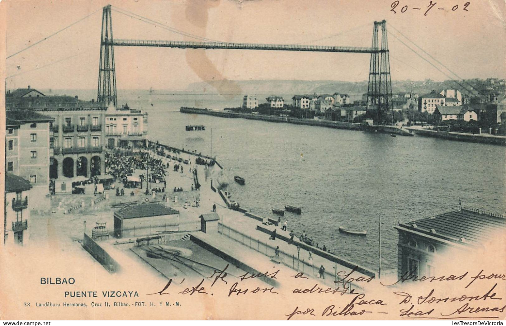 ESPAGNE - Bilbao - Puente Vizcaya - Carte Postale Ancienne