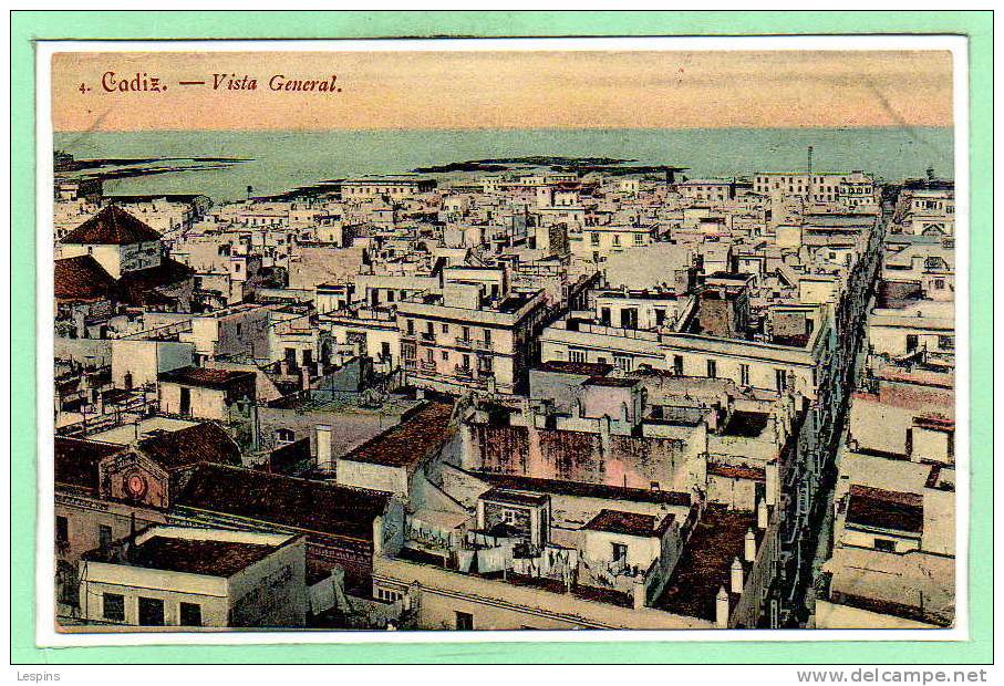 ESPAGNE --  CADIZ -- Vista general