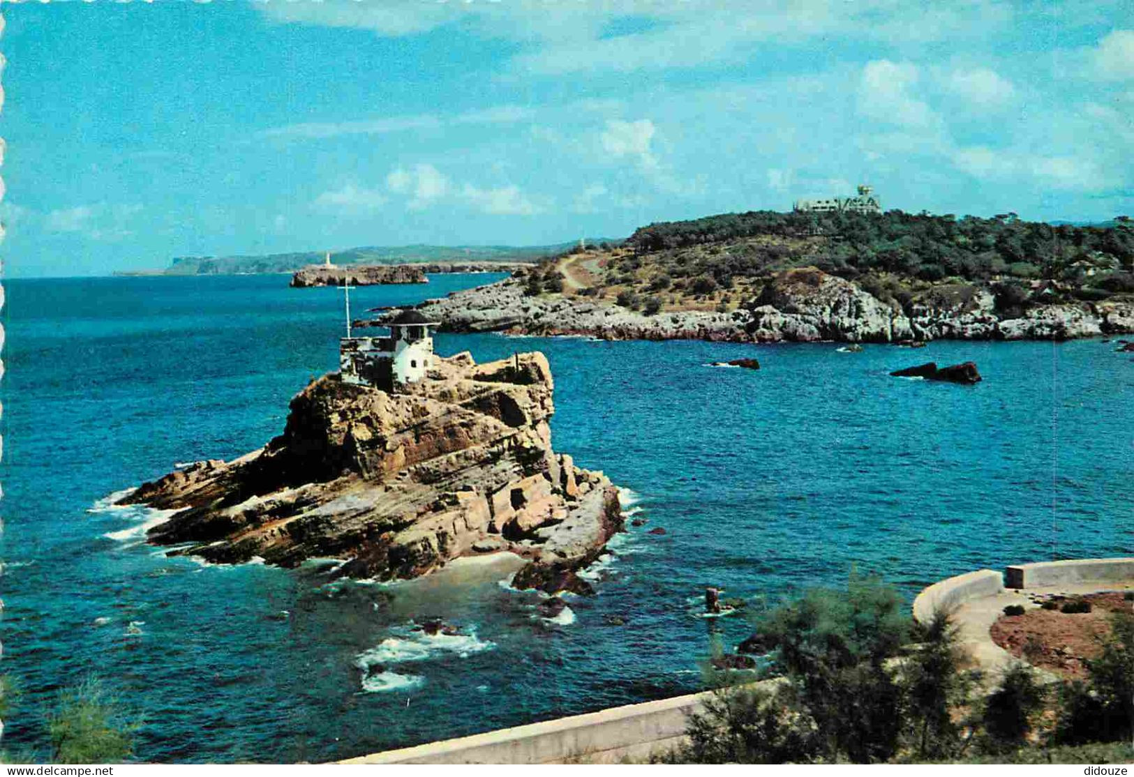 Espagne - Espana - Cantabria - Santander - El Sardinero - Ensenada del Camello - La promenade du Sardinier - Crique du C