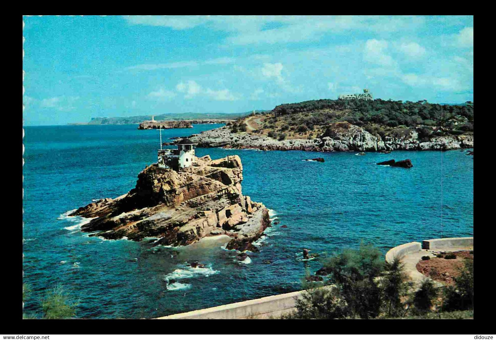 Espagne - Espana - Cantabria - Santander - El Sardinero - Ensenada del Camello - La promenade du Sardinier - Crique du C