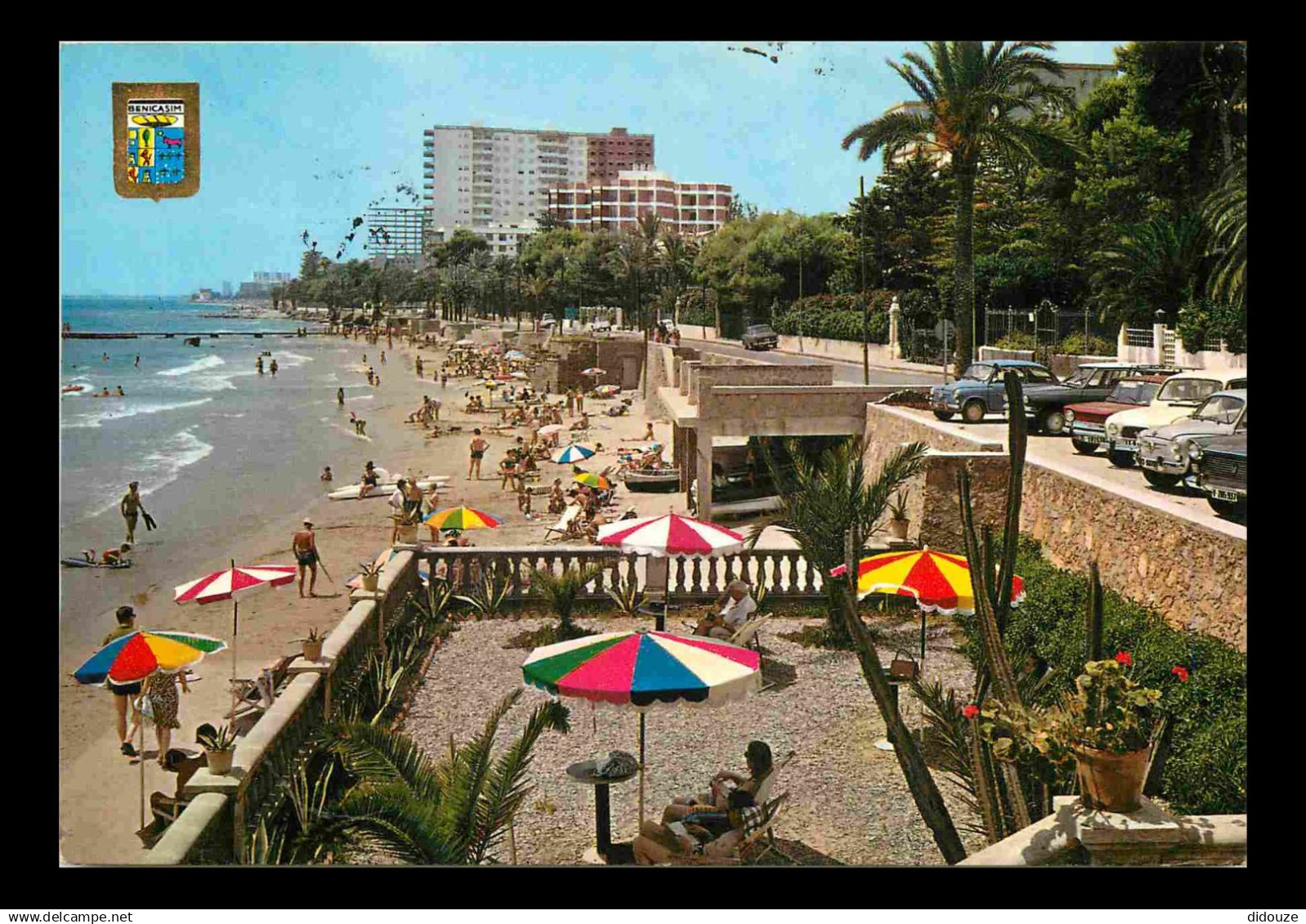 Espagne - Espana - Comunidad Valenciana - Benicasim - Playa - Plage - Automobiles - CPM - Voir Scans Recto-Verso