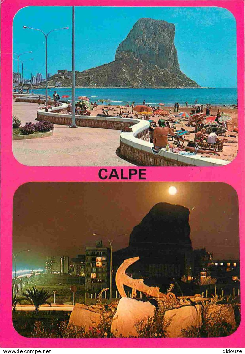 Espagne - Espana - Comunidad Valenciana - Calpe - Multivues - Playa - Plage - CPM - Voir Scans Recto-Verso