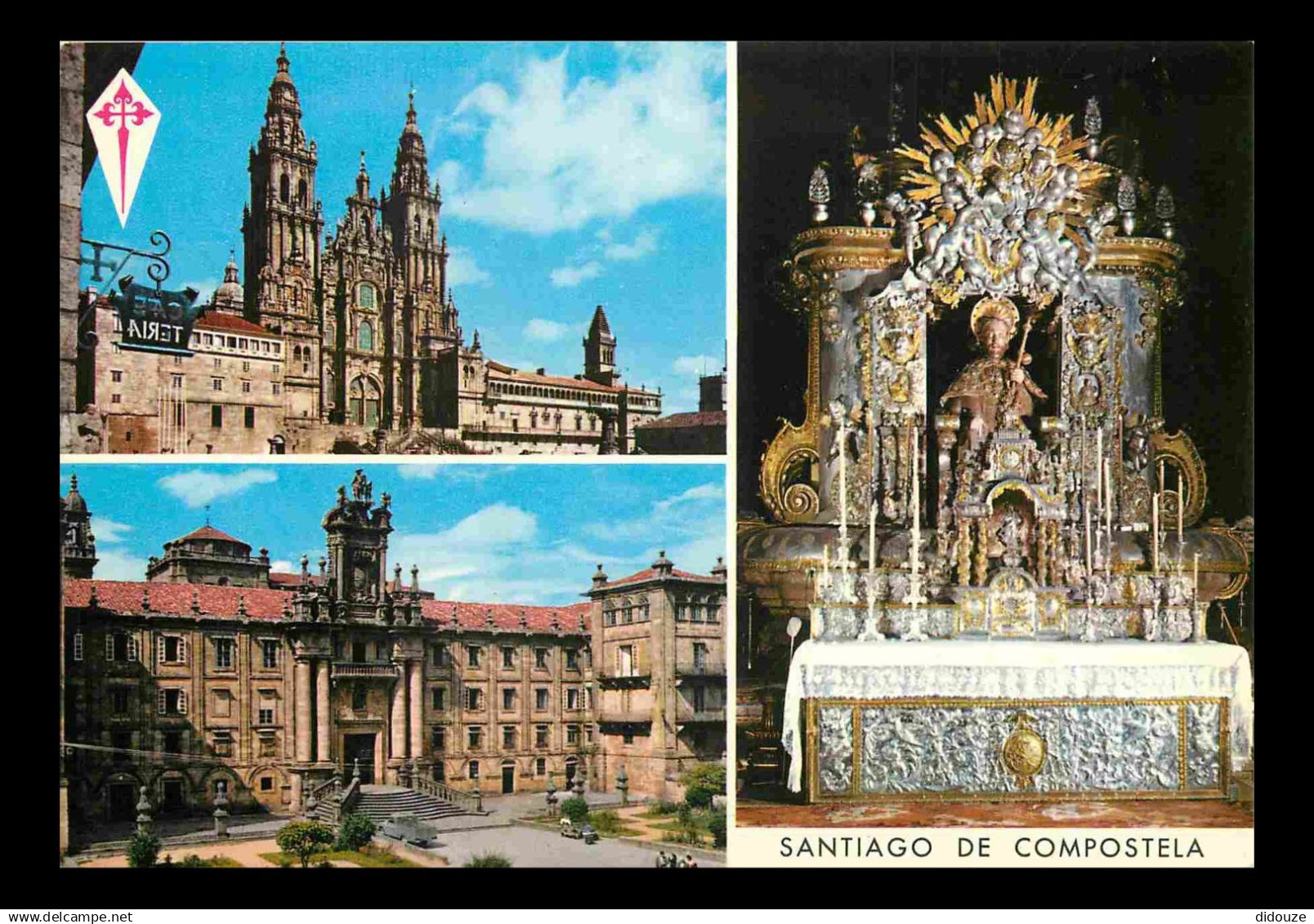 Espagne - Espana - Galicia - Santiago de Compostela - Catedral - Multivues - CPM - Voir Scans Recto-Verso