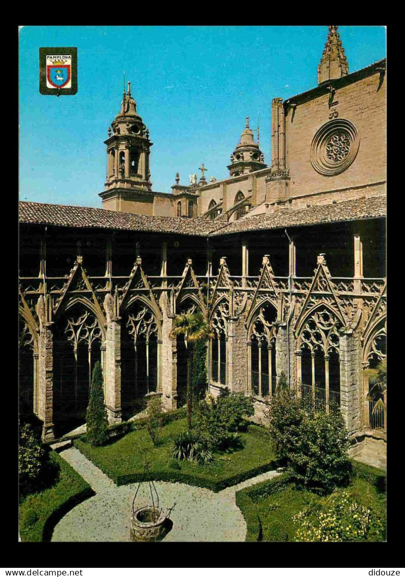 Espagne - Espana - Navarra - Pamplona - Claustros - Catedral - Cloître - Cathédrale - CPM - Voir Scans Recto-Verso