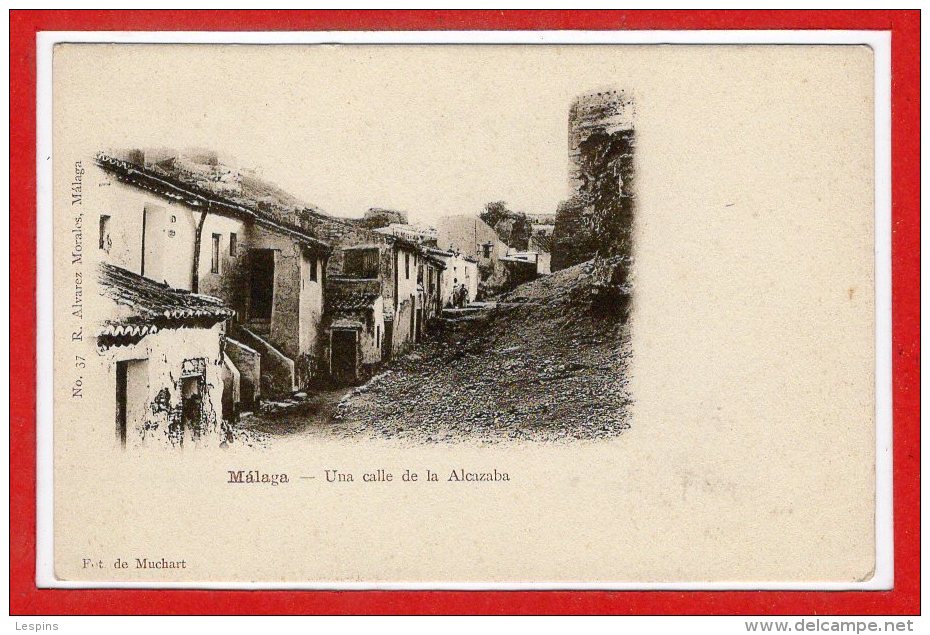 ESPAGNE --  MALAGA -- Une calle de la Alcazaba