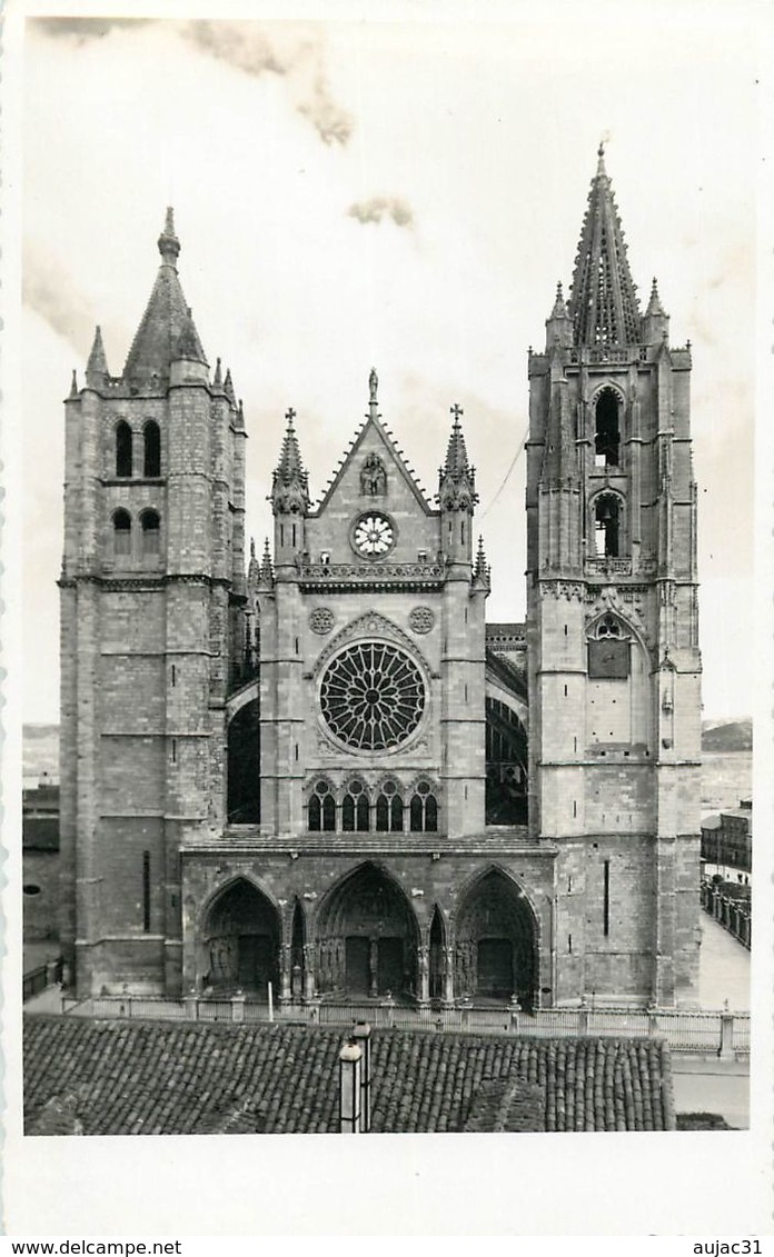 Espagne - Spain - Espana - Castilla y Leon - Leon - Catedral - Carte photo - Laboratorios fotograficos Exacta