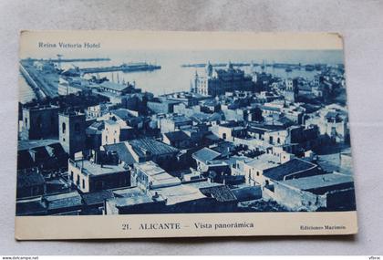 Alicante, vista panoramica, Espagne