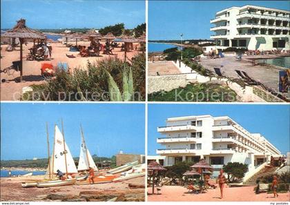 72049680 Formentera Hotel Formentera  Strand Segelboote