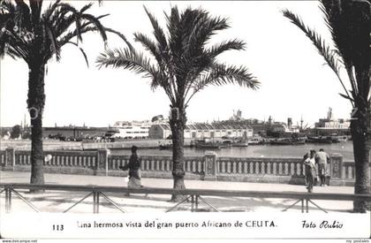72228596 Ceuta Una hermosa vista del gran puerto Africano Ceuta