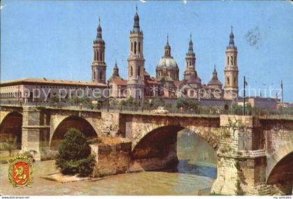 72434551 Zaragoza Aragon Basilica Puente de Piedra Zaragoza Aragon