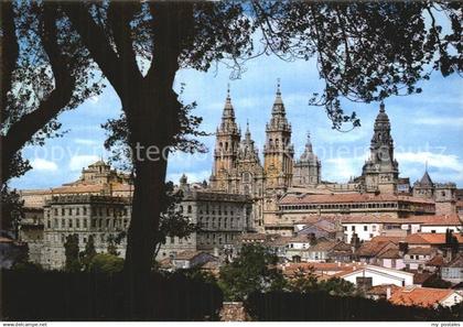 72560660 Santiago de Compostela Stadtansicht Kathedrale