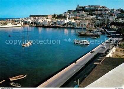 73257424 Ibiza Islas Baleares Panorama Hafen Ibiza Islas Baleares