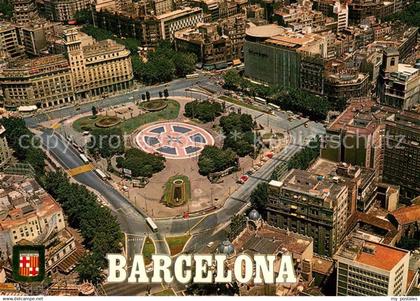 Barcelona Cataluna Plaza Cataluna Vista aerea