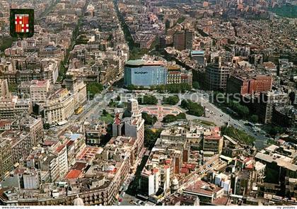 Barcelona Cataluna Plaza Cataluna Vista aerea