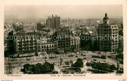 Barcelona Cataluna Plaza de Cataluna Panoramica