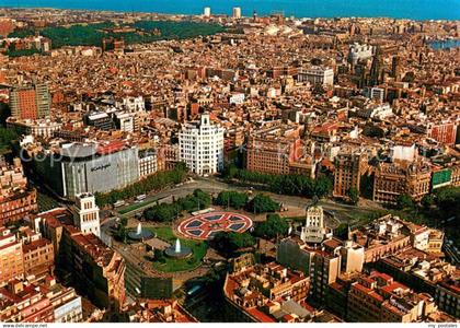 Barcelona Cataluna Plaza de Cataluna vista aérea