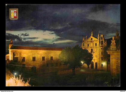 Espagne - Espana - Castilla y Leon - Avila - Convento de Santa Teresa y Palacio de Justicia - Nocturna - Vue nocturne du