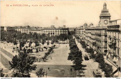 CPA Espagne Barcelona - Plaza de Cataluna (282115)