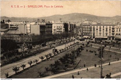 CPA Espagne Barcelona - Plaza de Cataluna (282825)